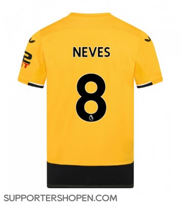 Wolves Ruben Neves #8 Hemma Matchtröja 2022-23 Kortärmad